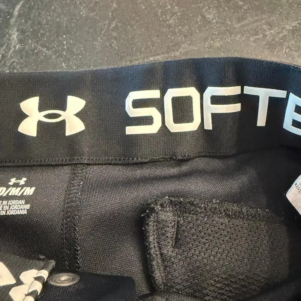 Under Armour Baseball Softball Knickers Pants Black Mens M Elastic Cuff Practice - Picture 5 of 10